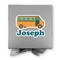 School Bus Gift Boxes with Magnetic Lid - Silver - Approval