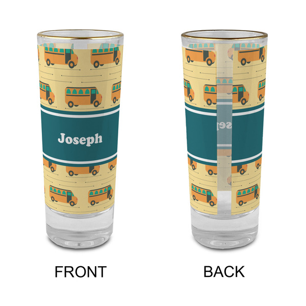School Bus Glass Shot Glass - 2 oz - Single - APPROVAL