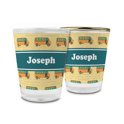 School Bus Glass Shot Glass - 1.5 oz (Personalized)