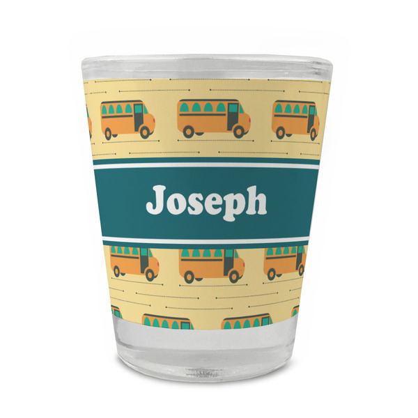 School Bus Glass Shot Glass - Standard - FRONT