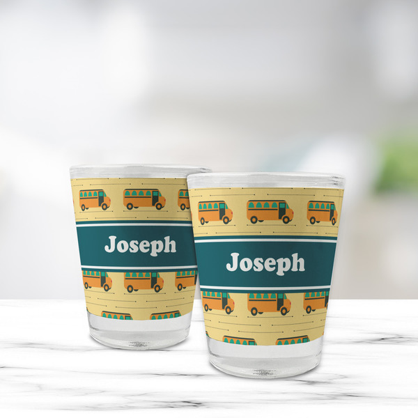 School Bus Glass Shot Glass - Standard - LIFESTYLE