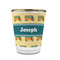 School Bus Glass Shot Glass - 1.5 oz - with Gold Rim - Set of 4 (Personalized)