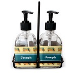 School Bus Glass Soap & Lotion Bottle Set (Personalized)