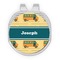 School Bus Golf Ball Marker - Hat Clip - Silver