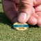 School Bus Golf Ball Marker - Hand