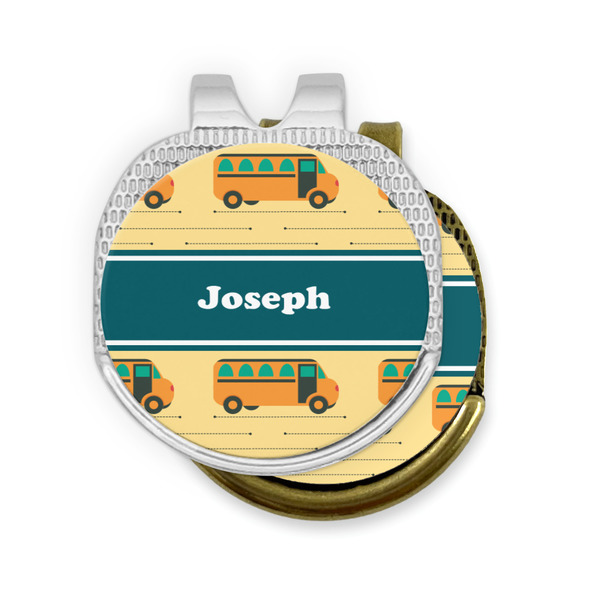School Bus Golf Ball Marker Hat Clip - PARENT/MAIN