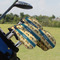 School Bus Golf Club Cover - Set of 9 - On Clubs