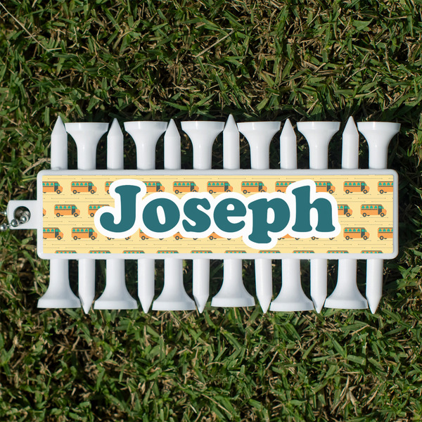 Custom School Bus Golf Tees & Ball Markers Set (Personalized)