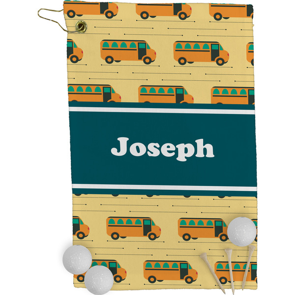School Bus Golf Towel (Personalized)