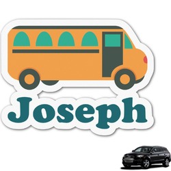 School Bus Graphic Car Decal (Personalized)