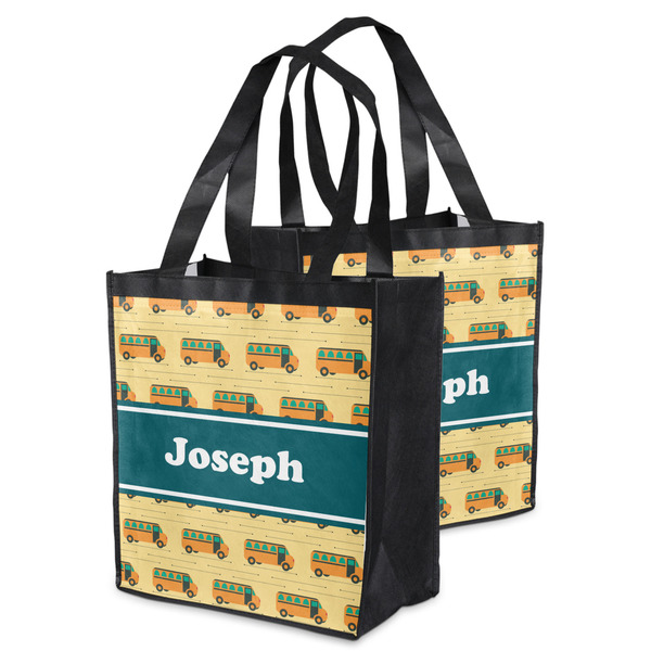 School Bus Grocery Bag - MAIN