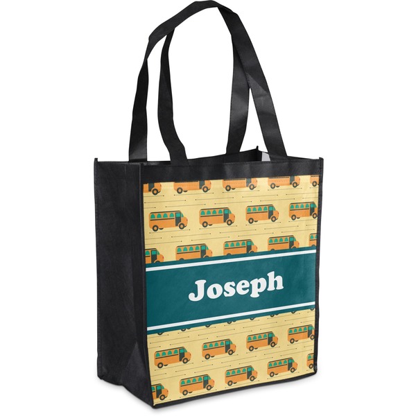 Custom School Bus Grocery Bag (Personalized)
