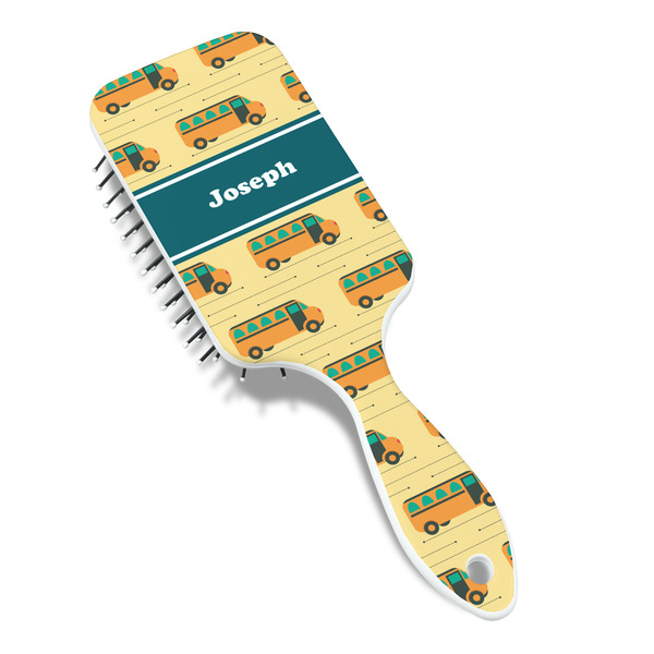 School Bus Hair Brush - Angle View