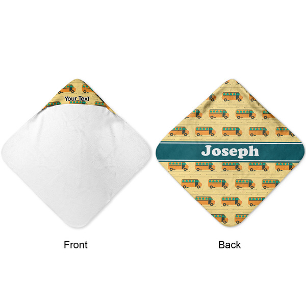School Bus Hooded Baby Towel- Approval