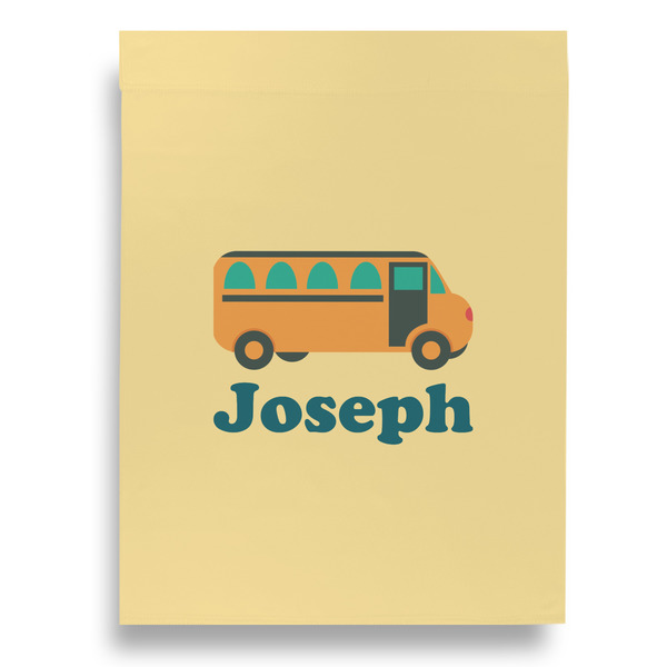 School Bus House Flags - Double Sided - BACK