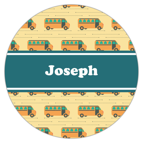 School Bus Icing Circle - Large - Single