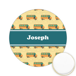 School Bus Printed Cookie Topper - 2.15" (Personalized)
