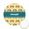 School Bus Printed Cookie Topper - 2.15" (Personalized)