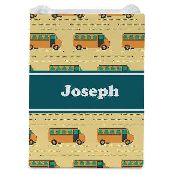 School Bus Jewelry Gift Bag - Gloss - Front
