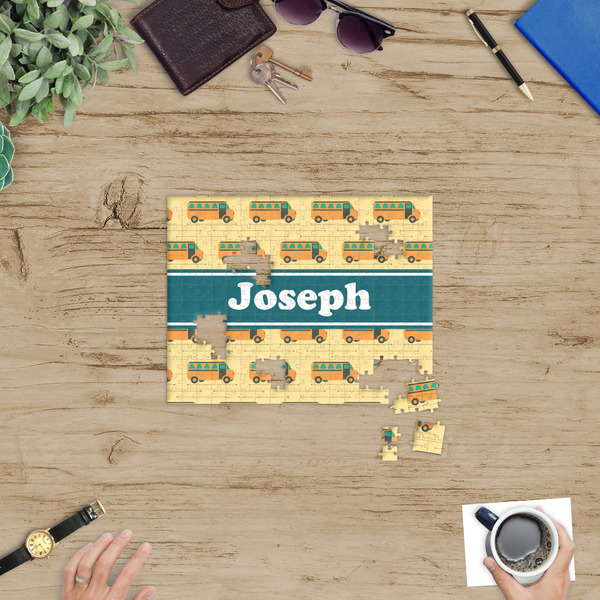 School Bus Jigsaw Puzzle 252 Piece - In Context