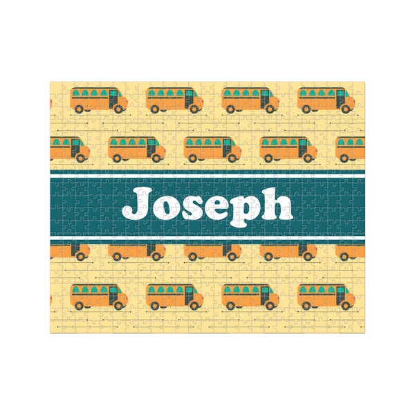 Custom School Bus 500 pc Jigsaw Puzzle (Personalized)