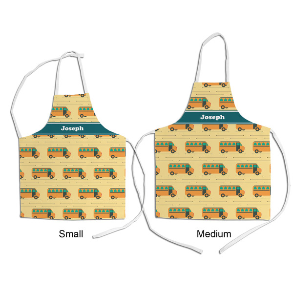 School Bus Kid's Aprons - Comparison