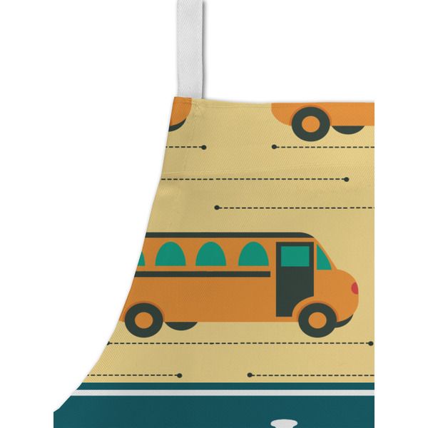 School Bus Kid's Aprons - Detail