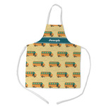 School Bus Kid's Apron w/ Name or Text