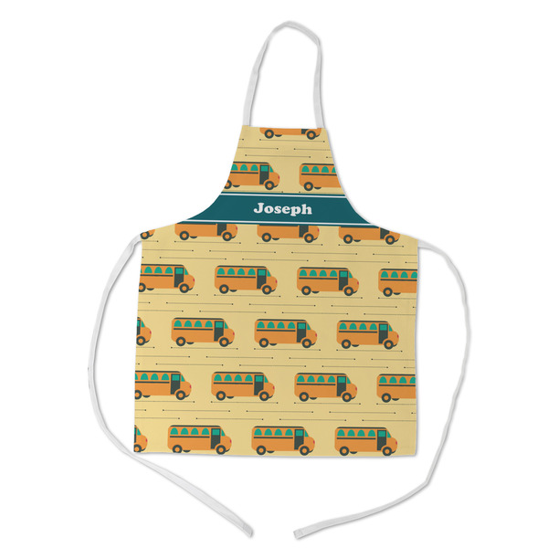 Custom School Bus Kid's Apron w/ Name or Text