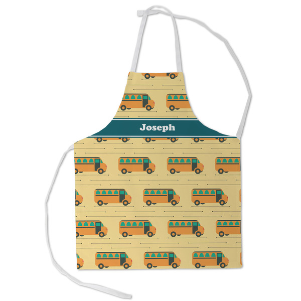 Custom School Bus Kid's Apron - Small (Personalized)