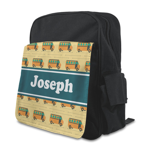 Custom School Bus Preschool Backpack (Personalized)
