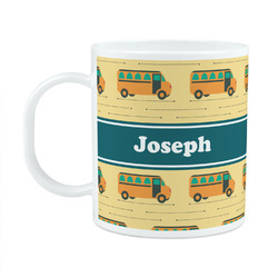 School Bus Plastic Kids Mug (Personalized)
