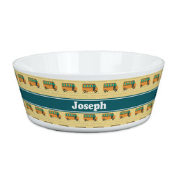 School Bus Kid's Bowl (Personalized)