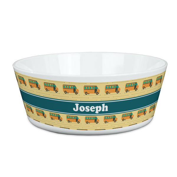 Custom School Bus Kid's Bowl (Personalized)