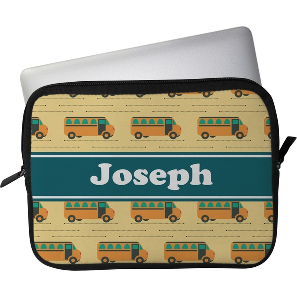 Custom School Bus Laptop Sleeve / Case (Personalized)