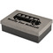 School Bus Large Engraved Gift Box with Leather Lid - Front/Main