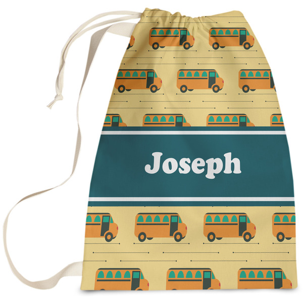 Custom School Bus Laundry Bag - Large (Personalized)