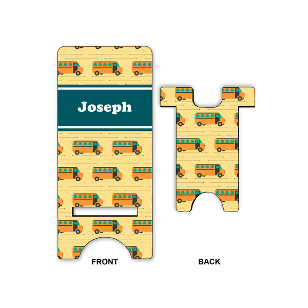 School Bus Large Phone Stand - Front & Back