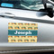 School Bus Large Rectangle Car Magnets- In Context