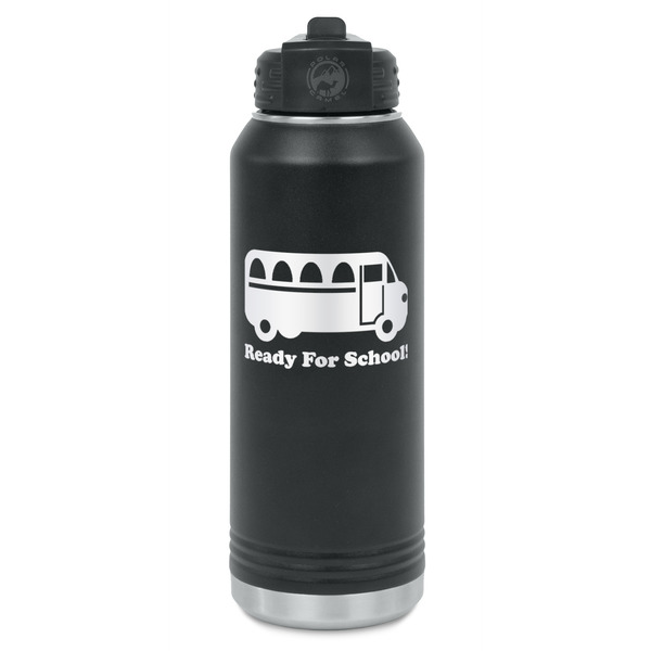 Custom School Bus Water Bottles - Laser Engraved (Personalized)