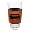 School Bus Laserable Leatherette Mug Sleeve - In pint glass for bar