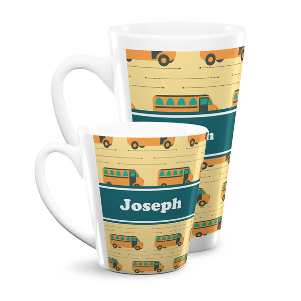 School Bus Latte Mugs Main
