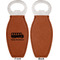 School Bus Leather Bar Bottle Opener - Front and Back (single sided)