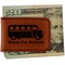 School Bus Leatherette Magnetic Money Clip (Personalized)