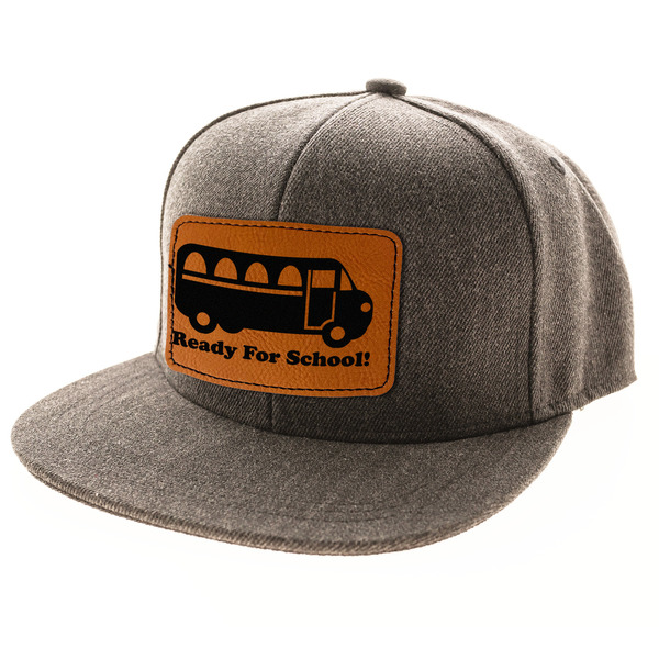 School Bus Leatherette Patches - LIFESTYLE (HAT) Rectangle