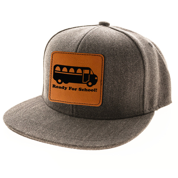 School Bus Leatherette Patches - LIFESTYLE (HAT) Square