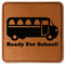 School Bus Leatherette Patches - Square