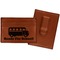 School Bus Leatherette Wallet with Money Clips - Front and Back
