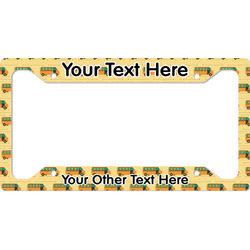 School Bus License Plate Frame (Personalized)