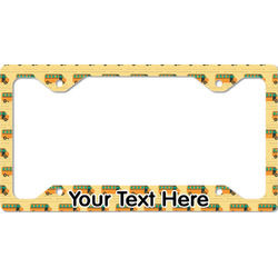 School Bus License Plate Frame - Style C (Personalized)